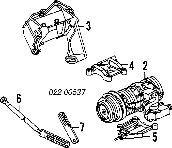 034260805C VAG Compressor de aparelho de ar condicionado