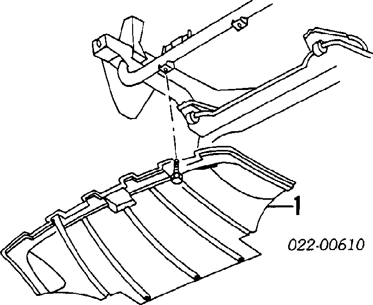 4A0863821AG VAG Proteção de motor, de panela (da seção de motor)
