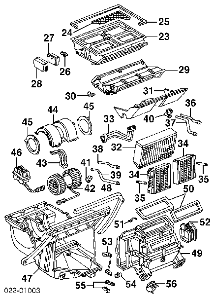 4D0819030 VAG Radiador de forno (de aquecedor)