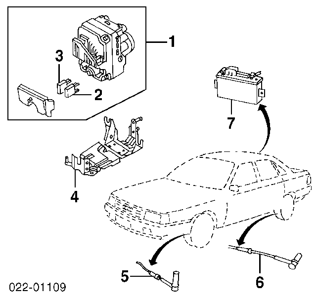  Unidade hidráulico de controlo ABS Audi A6 C4 carrinha (4A5) (1994 - 1998) C4