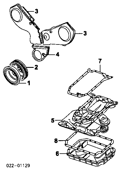 Compre 14075700 Ajusa Vedante de panela de cárter do motor
