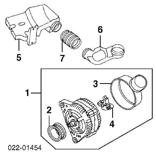 038903018DX VAG Gerador