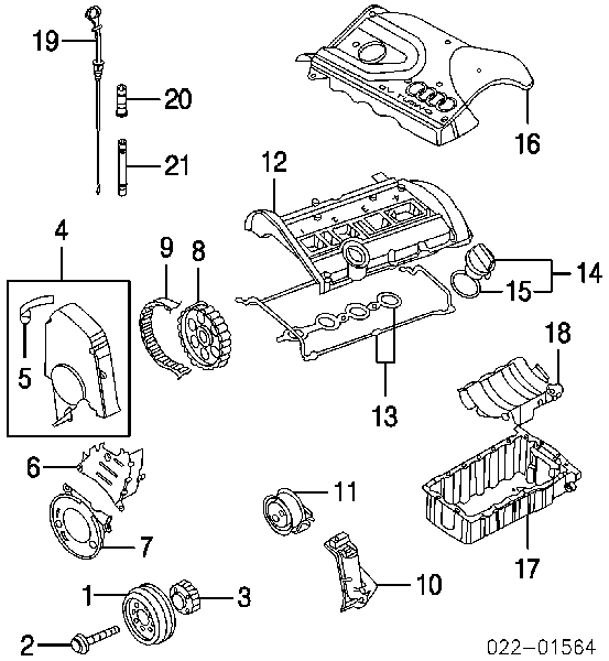 Panela de óleo de cárter do motor VAG 038103603M preço, a partir de 76,66 USD