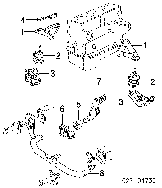Coxim (suporte) dianteiro de motor VAG 8E0199339 preço, a partir de 3,57 USD