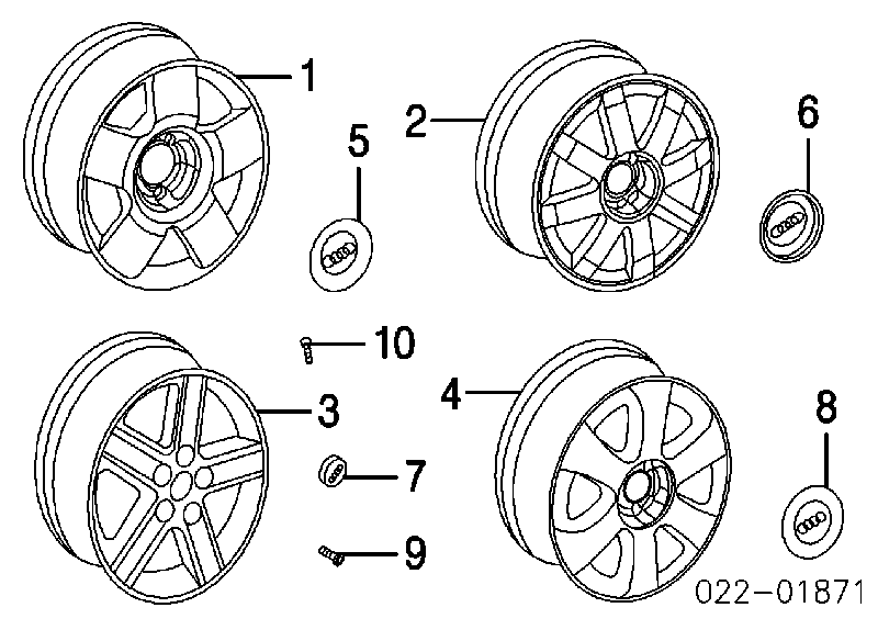 Coberta de disco de roda VAG 8D0601170A7ZJ preço, a partir de 36,05 USD