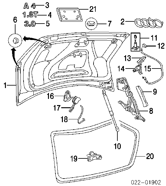 Compre V10770051 Vemo Motor acionador de abertura/fechamento de porta-malas (de 3ª/5ª porta traseira)