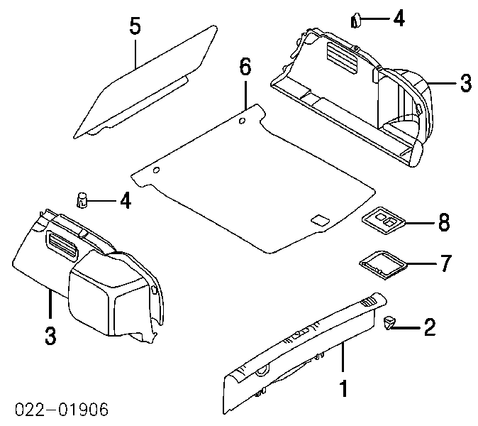Puxador de estante de porta-malas VAG 8E5863627 preço, a partir de 25,23 USD