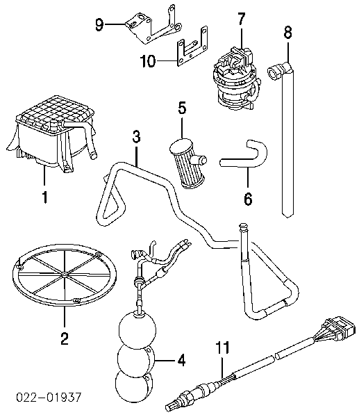06C906265B VAG Sonda lambda, sensor de oxigênio até o catalisador