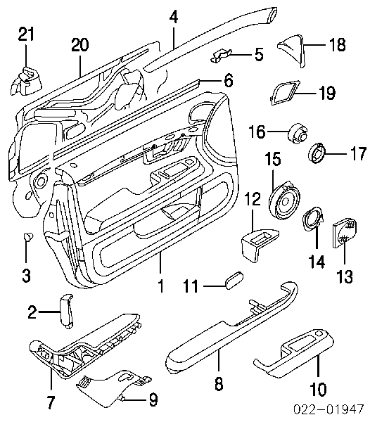 Alto-falante da porta dianteira VAG 8E0035411 preço, a partir de 40,86 USD