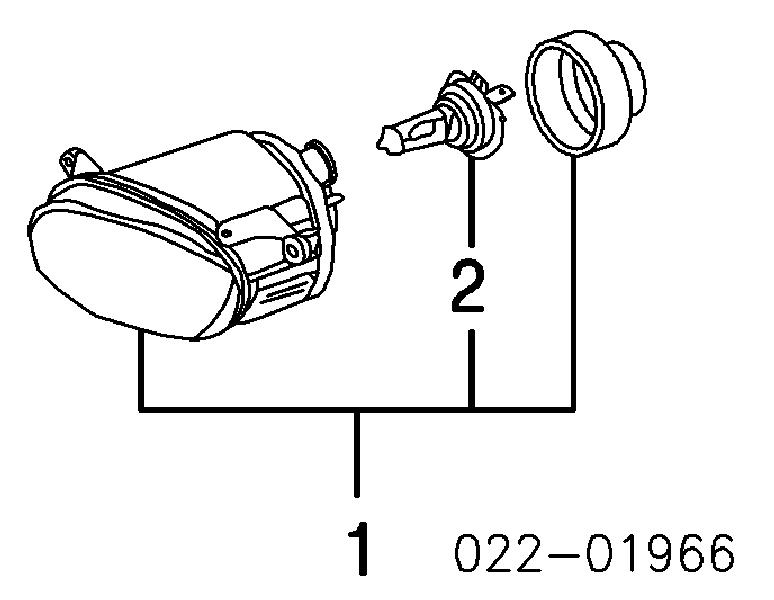 4Z7941700A VAG Luzes de nevoeiro direitas