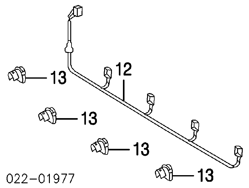 4B0919275A VAG Sensor traseiro de sinalização de estacionamento (sensor de estacionamento)