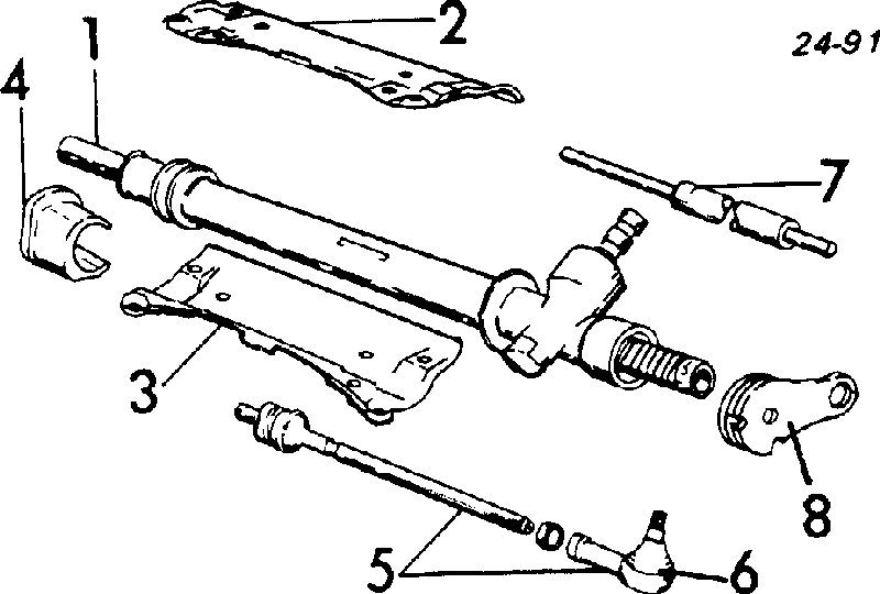 Cremalheira da direção BMW 3  E21