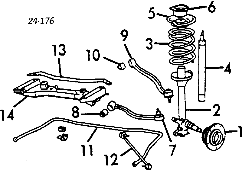 31331128524 BMW Disco superior metálico de mola dianteira