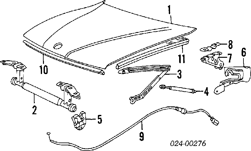 41618101940 BMW Gozno da capota