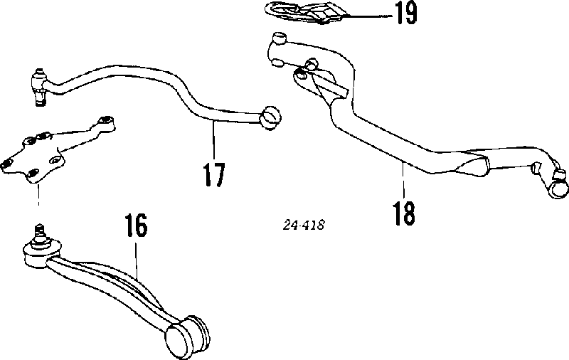 Viga de suspensão dianteira (plataforma veicular) para BMW 7  E32