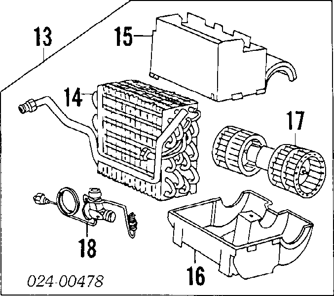 Radiador de forno (de aquecedor) BMW 3 preço, a partir de 33,29 USD