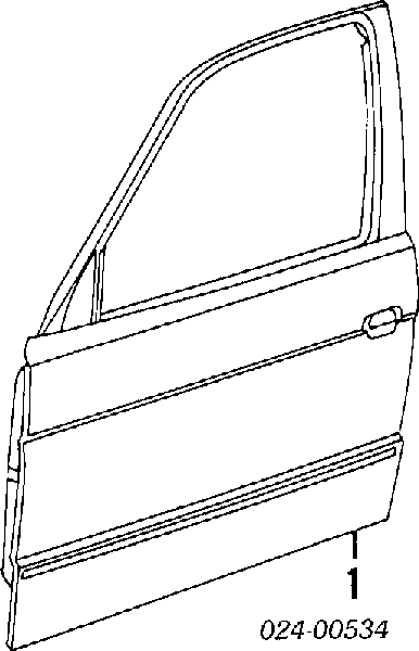 Porta dianteira esquerda para BMW 7  E38