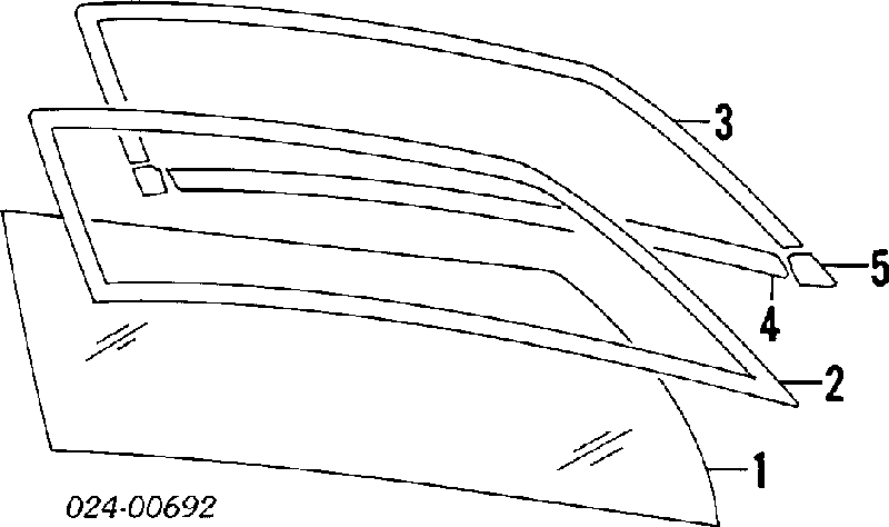 51311913888 BMW Compactador de vidro traseiro