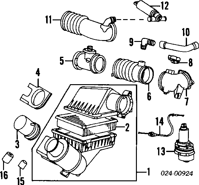 13721736675 BMW Filtro de ar