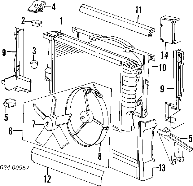 Radiador de esfriamento de motor BMW 17112242138 preço, a partir de 120,88 USD