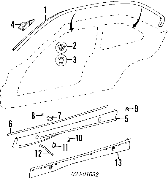 Cápsula (prendedor) de fixação de grelha do radiador ao panel BMW 51138124389 preço, a partir de 3,95 USD