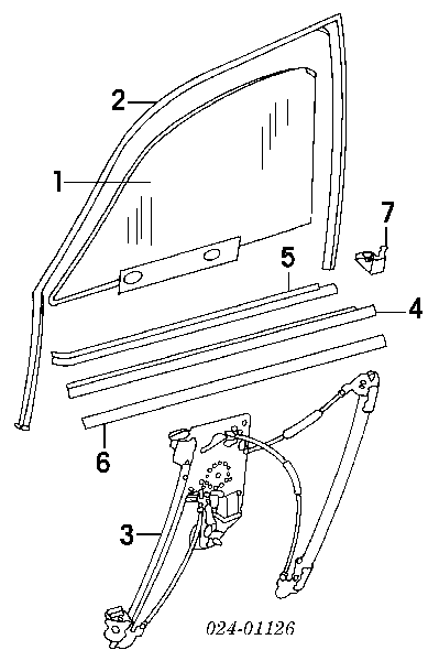 Mecanismo de acionamento de vidro da porta dianteira direita BMW 51338125202 preço, a partir de 101,27 USD