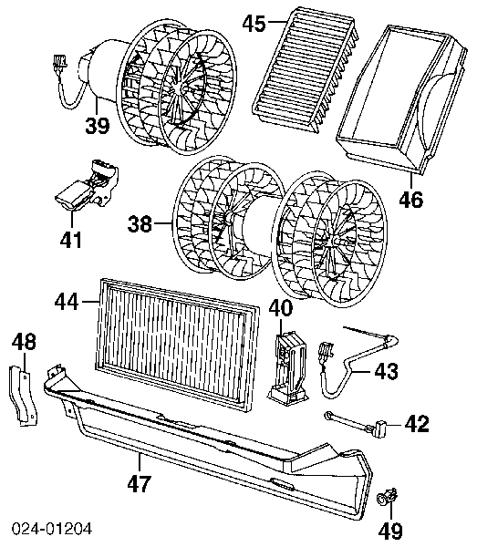 64119069895 BMW Filtro de salão