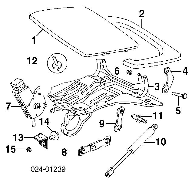 51111852978 BMW Porca de fixação de tubo de admissão do silenciador (de calças)