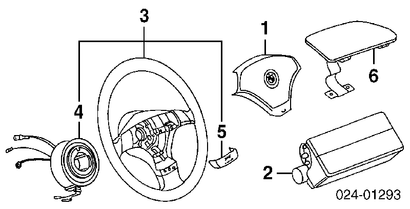 32341092762 BMW Cinto de segurança (AIRBAG) de condutor