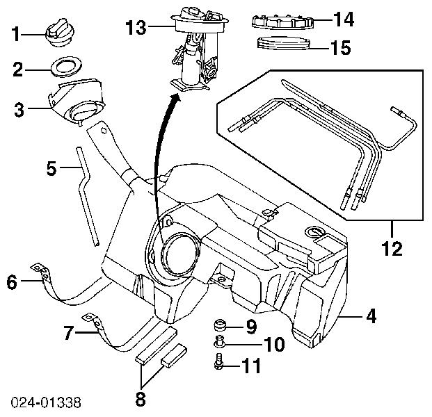 Vedante de sensor do nível de combustível/da bomba de combustível (tanque de combustível) BMW 16111179637 preço, a partir de 14,21 USD