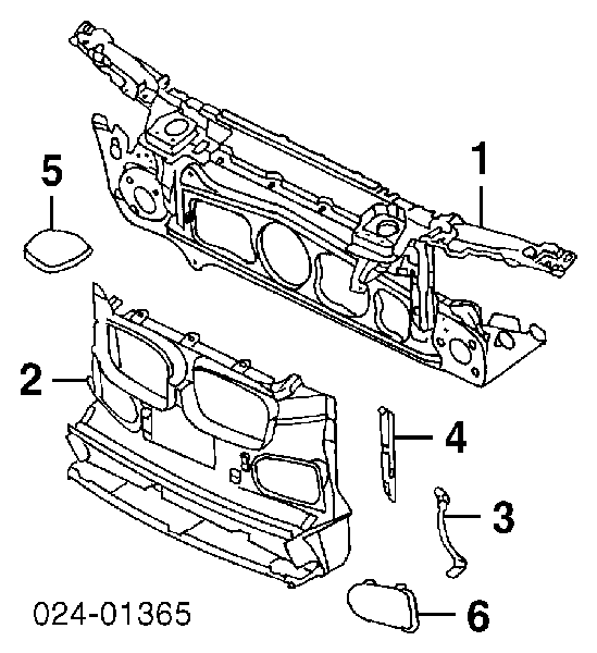 51718159959 BMW Conduto de ar (defletor) do radiador