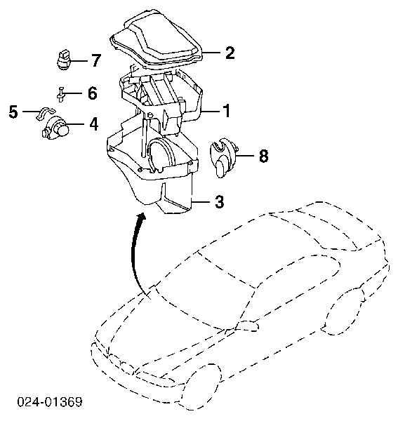 1741900 BMW Sensor de temperatura do fluido de esfriamento (de ativação de ventilador do radiador)