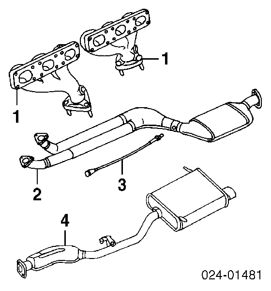 11781738282 BMW Sonda lambda, sensor de oxigênio