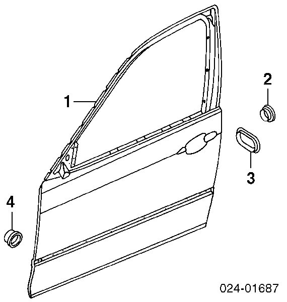 41517034151 BMW Porta dianteira esquerda