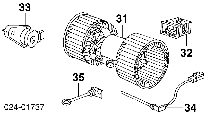 Motor de ventilador de forno (de aquecedor de salão) BMW 64118391809 preço, a partir de 94,47 USD