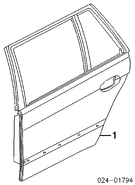 41528266721 BMW Porta traseira esquerda