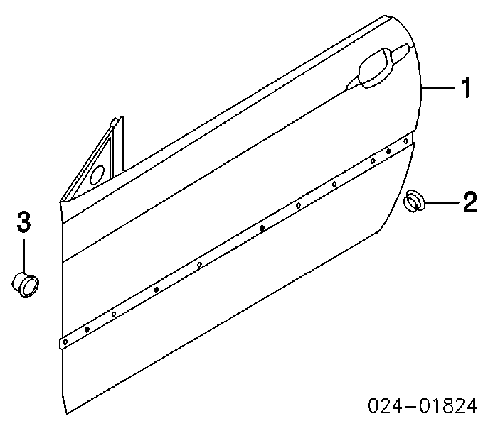 Porta dianteira esquerda para BMW 3  E46