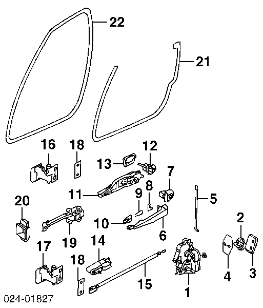 51217002271 BMW Maçaneta externa dianteira/traseira da porta esquerda
