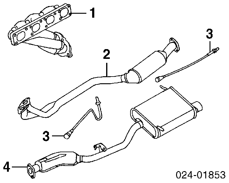 Sonda lambda, sensor de oxigênio NGK 0156 preço, a partir de 72,39 USD