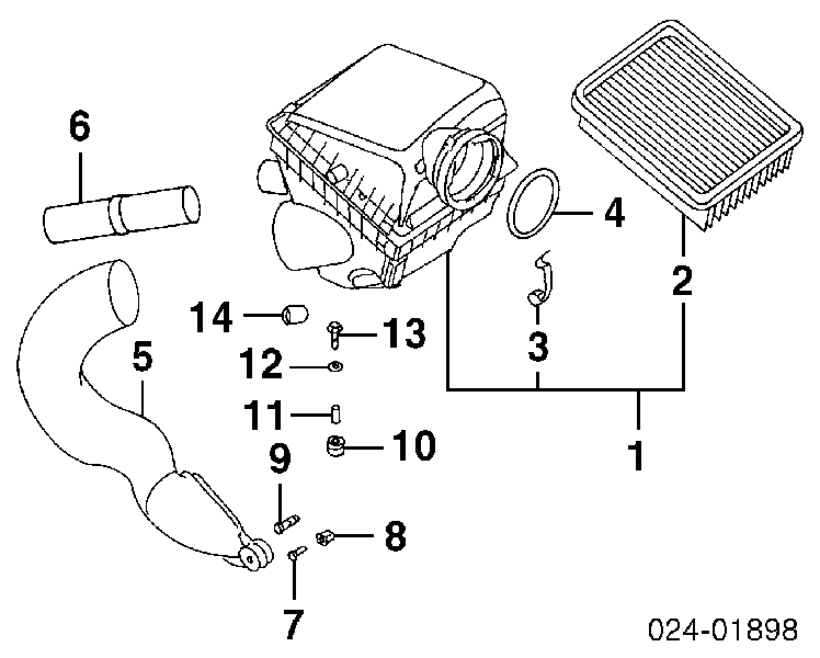 13621433566 BMW Sensor de fluxo (consumo) de ar, medidor de consumo M.A.F. - (Mass Airflow)
