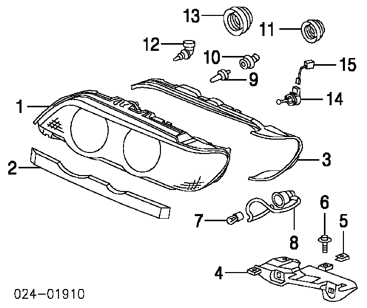 67168362048 BMW Corretor da luz