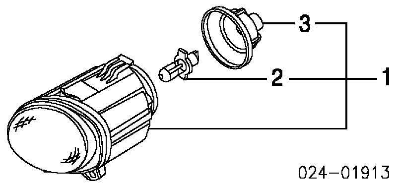 63178409026 BMW Luzes de nevoeiro direitas