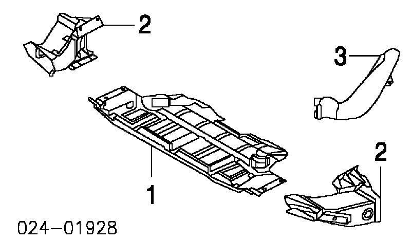 51718402436 BMW Proteção de motor dianteira
