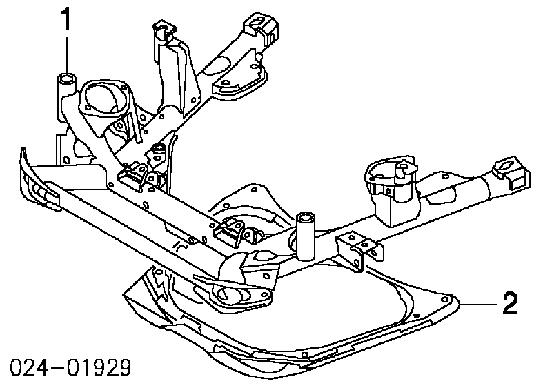 31101095656 BMW Proteção de motor, de panela (da seção de motor)