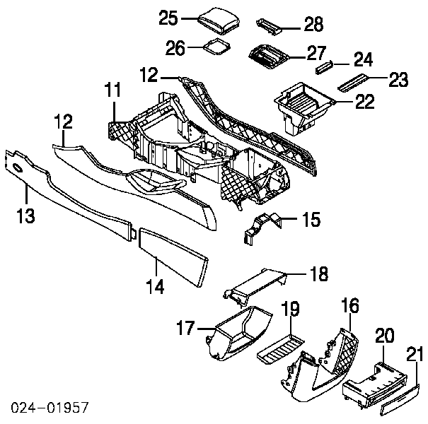 Caixa de console central (descanso de braço) BMW 51168215943 preço, a partir de  