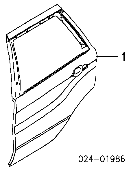 41528256828 BMW Porta traseira direita