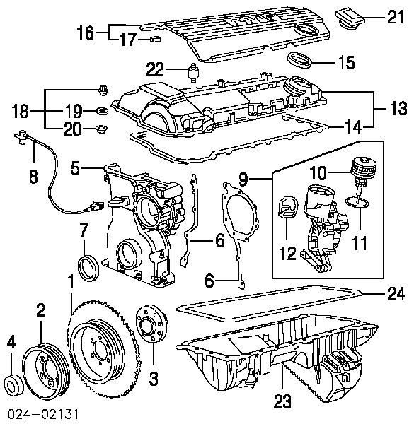 11231438995 BMW Polia de cambota