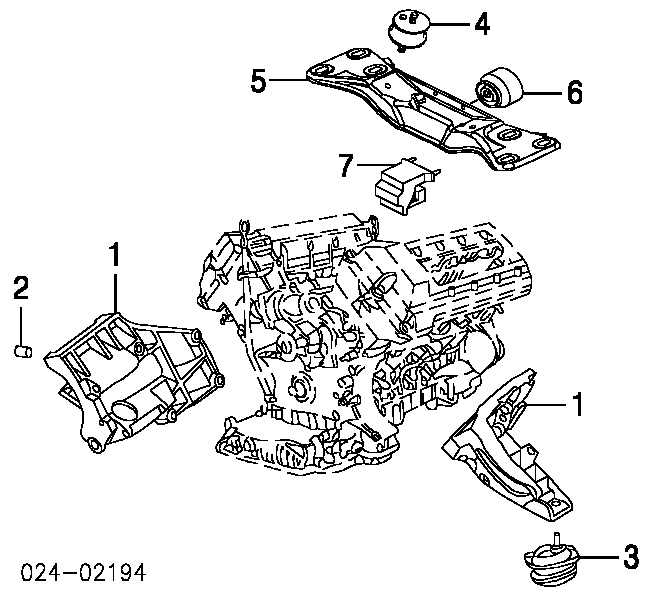 33311090337 BMW Bloco silencioso de viga traseira (de plataforma veicular)