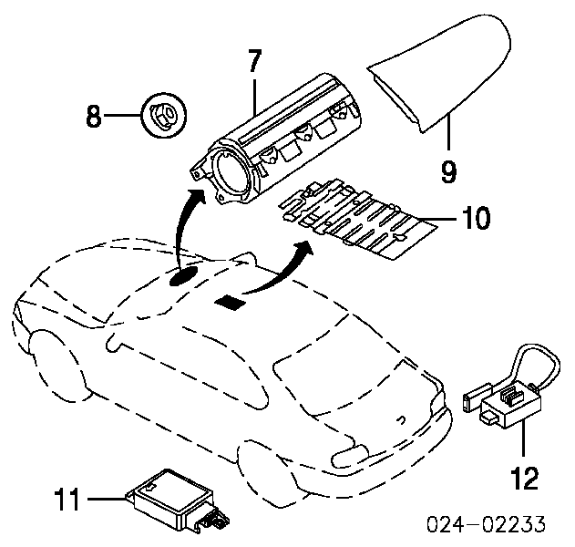 3982316305 BMW Cinto de segurança (AIRBAG) de passageiro