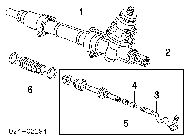 7852501174 BMW Cremalheira da direção